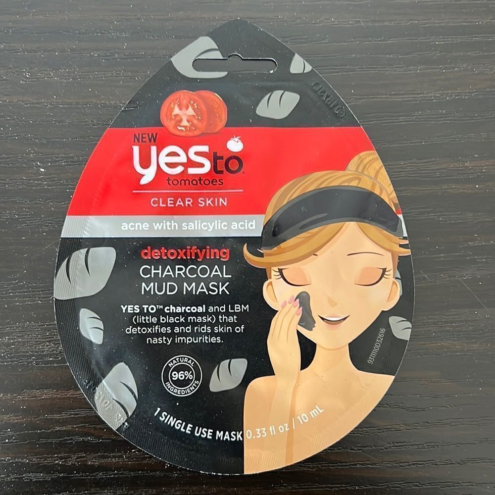 Yes to tomatoes charcoal mud mask
